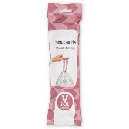 Brabantia PerfectFit worki na śmieci 3 l (20 szt) biały 116582