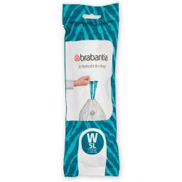 Brabantia PerfectFit worki na śmieci 5 l (20 szt) biały 116681