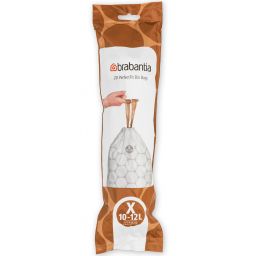 Brabantia PerfectFit worki na śmieci 12 l (20 szt) biały 116728