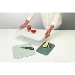 Brabantia Tasty+ deska do krojenia zestaw 3 szt szary/zielony 123160