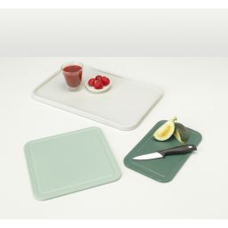 Brabantia Tasty+ deska do krojenia zestaw 3 szt szary/zielony 123160