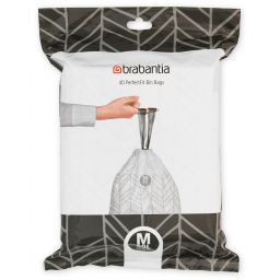 Brabantia PerfectFit worki na śmieci 60 l biały 138829