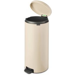 Brabantia NewIcon kosz na śmieci 30 l pedałowy beżowy/czarny 149962