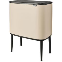 Brabantia Bo Touch Bin kosz na śmieci 36 l beżowy/czarny 201189