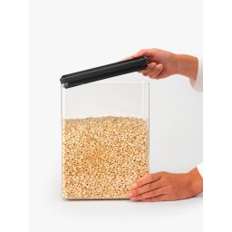 Brabantia Tasty+ pojemnik do przechowywania 22,1x11,1x29,6 cm przezroczysty-czarny 229985