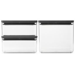 Brabantia Tasty+ zestaw pojemników 3 szt do przechowywania 230783