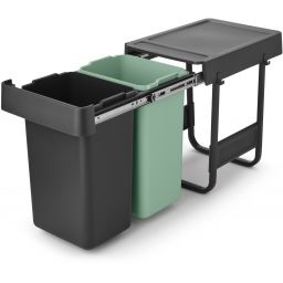 Brabantia Sort & Go sortownik na odpady 2 l czarny 232503