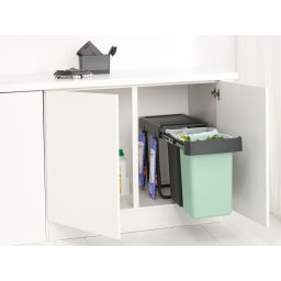 Brabantia Sort & Go sortownik na odpady 2 l czarny 232503