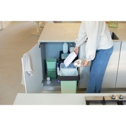 Brabantia Sort & Go sortownik na odpady 2 l czarny 232503