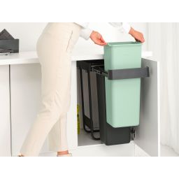 Brabantia Sort & Go sortownik na odpady 2 l czarny 232527