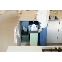 Brabantia Sort & Go sortownik na odpady 2 l czarny 232527