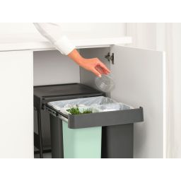 Brabantia Sort & Go sortownik na odpady 10 l czarny 232541