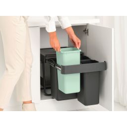 Brabantia Sort & Go sortownik na odpady 10 l czarny 232541