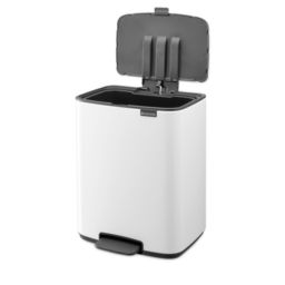 Brabantia Bo kosz na śmieci 12 l biały
