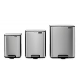 Brabantia Bo kosz na śmieci 4 l stal 237843