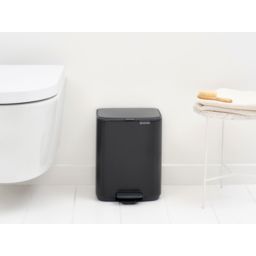 Brabantia Bo kosz na śmieci 7 l czarny 237867