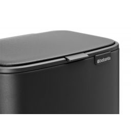 Brabantia Bo kosz na śmieci 4 l szary 237904