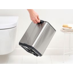Brabantia Bo kosz na śmieci 7 l stal 237942