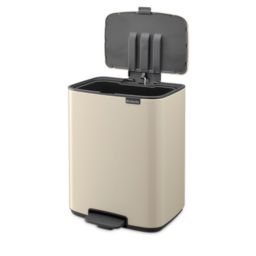 Brabantia Bo kosz na śmieci 12 l beżowy 238024