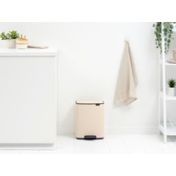 Brabantia Bo kosz na śmieci 12 l beżowy 238024