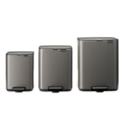 Brabantia Bo kosz na śmieci 12 l platinum 238062