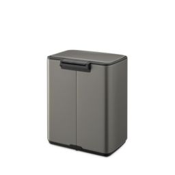 Brabantia Bo kosz na śmieci 12 l platinum 238062