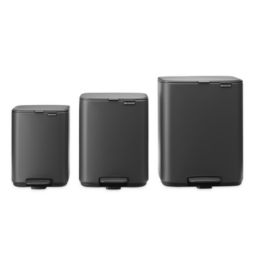 Brabantia Bo kosz na śmieci 12 l szary 238086