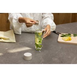 Brabantia Make & Take bidon 0,5l przezroczysty-beżowy 240980