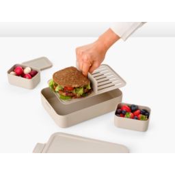 Brabantia Make & Take Bento pojemnik na lunch 2 l beżowy 241369