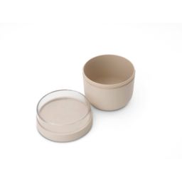 Brabantia Make & Take pudełko śniadaniowe 11x11x11,1 cm beżowy 241826