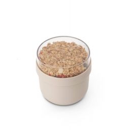 Brabantia Make & Take pudełko śniadaniowe 11x11x11,1 cm beżowy 241826