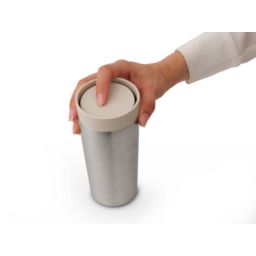 Brabantia Make & Take kubek termiczny 0,36l beżowy-stal 244827