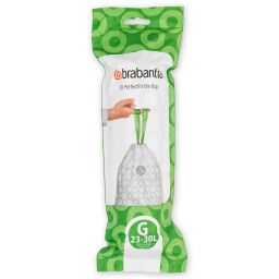 Brabantia PerfectFit worki na śmieci 30 l (20 szt) biały 246265