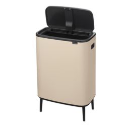 Brabantia Bo Touch Bin pojemnik na odpady 60 l beżowy 247941
