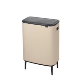 Brabantia Bo Touch Bin pojemnik na odpady 60 l beżowy 247941