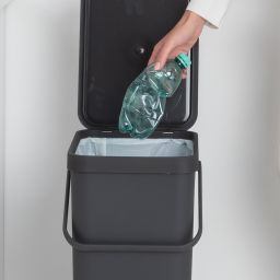 Brabantia Sort & Go pojemnik na odpady 40 l do segregacji ciemny szary 251047