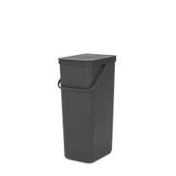 Brabantia Sort & Go pojemnik na odpady 40 l do segregacji ciemny szary 251047