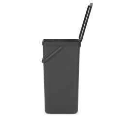 Brabantia Sort & Go pojemnik na odpady 40 l do segregacji ciemny szary 251047