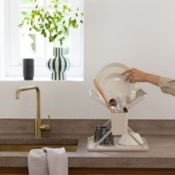 Brabantia Sink Side suszarka do naczyń 37x33x31,5 cm beżowy 252082