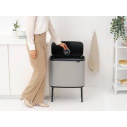Brabantia Bo Touch Bin kosz na śmieci 36 l Soft Grey 254987