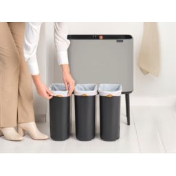Brabantia Bo Touch Bin pojemnik na odpady 33 l szary 255021