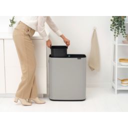 Brabantia Bo Touch Bin pojemnik na odpady 60 l szary 255045