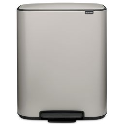 Brabantia Bo pojemnik na odpady 60 l szary Soft Grey 255083