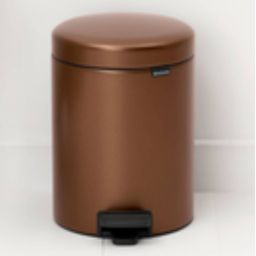 Brabantia NewIcon kosz na śmieci 5 l Warm Bronze 255229