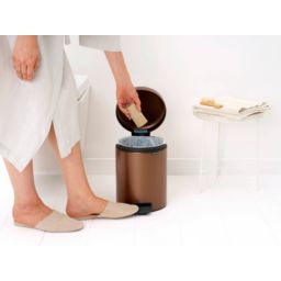 Brabantia NewIcon kosz na śmieci 5 l Warm Bronze 255229