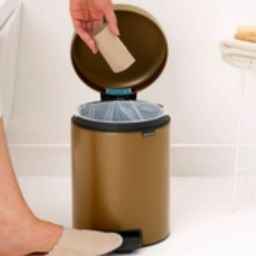 Brabantia NewIcon kosz na śmieci 5 l Warm Brass 255243