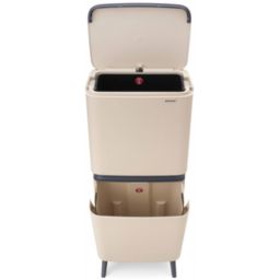 Brabantia SortUp Hi sortownik na odpady 45 l Soft Beige 275005