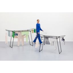 Brabantia HangOn suszarka na pranie Hangon Too stojąca czarna 232404