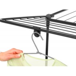 Brabantia HangOn suszarka na pranie Hangon Too stojąca czarna 232404