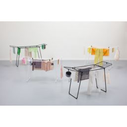 Brabantia HangOn suszarka na pranie Drying Rack Too stojąca czarna 232442